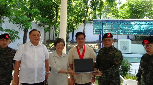 TURN-OVER OF DONATION OF IT EQUIPMENT AT SAF