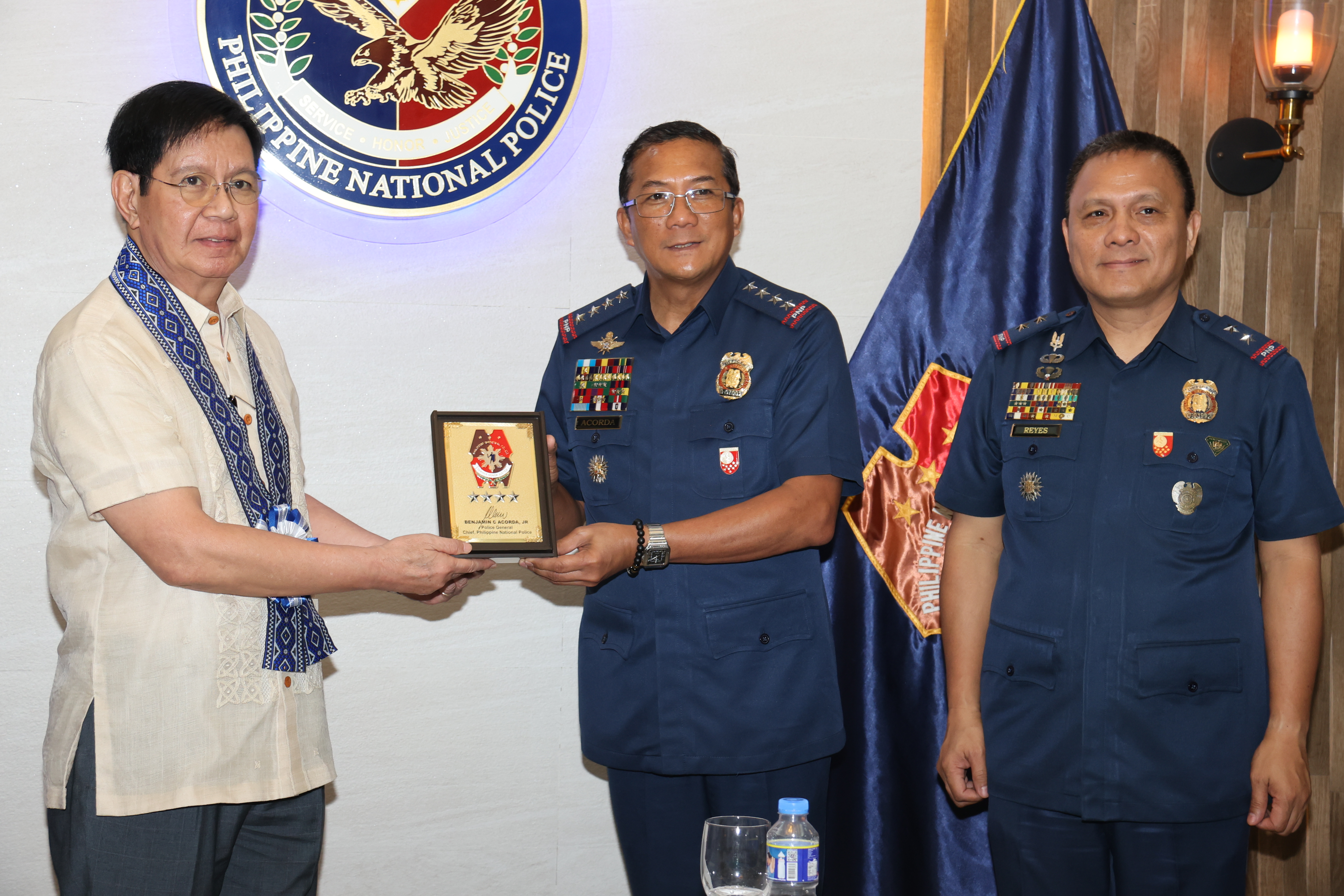 CHAIRMAN LACSON LEADS TURN-OVER OF PNPFI DONATION